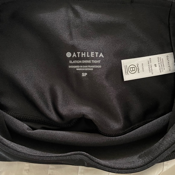 Athleta Elation Shine Tights High Rise 7/8 SP - Picture 3 of 5